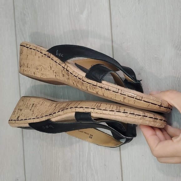 Born B.O.C Womens Wedge Sandals shoes sz 8 - Picture 6 of 9